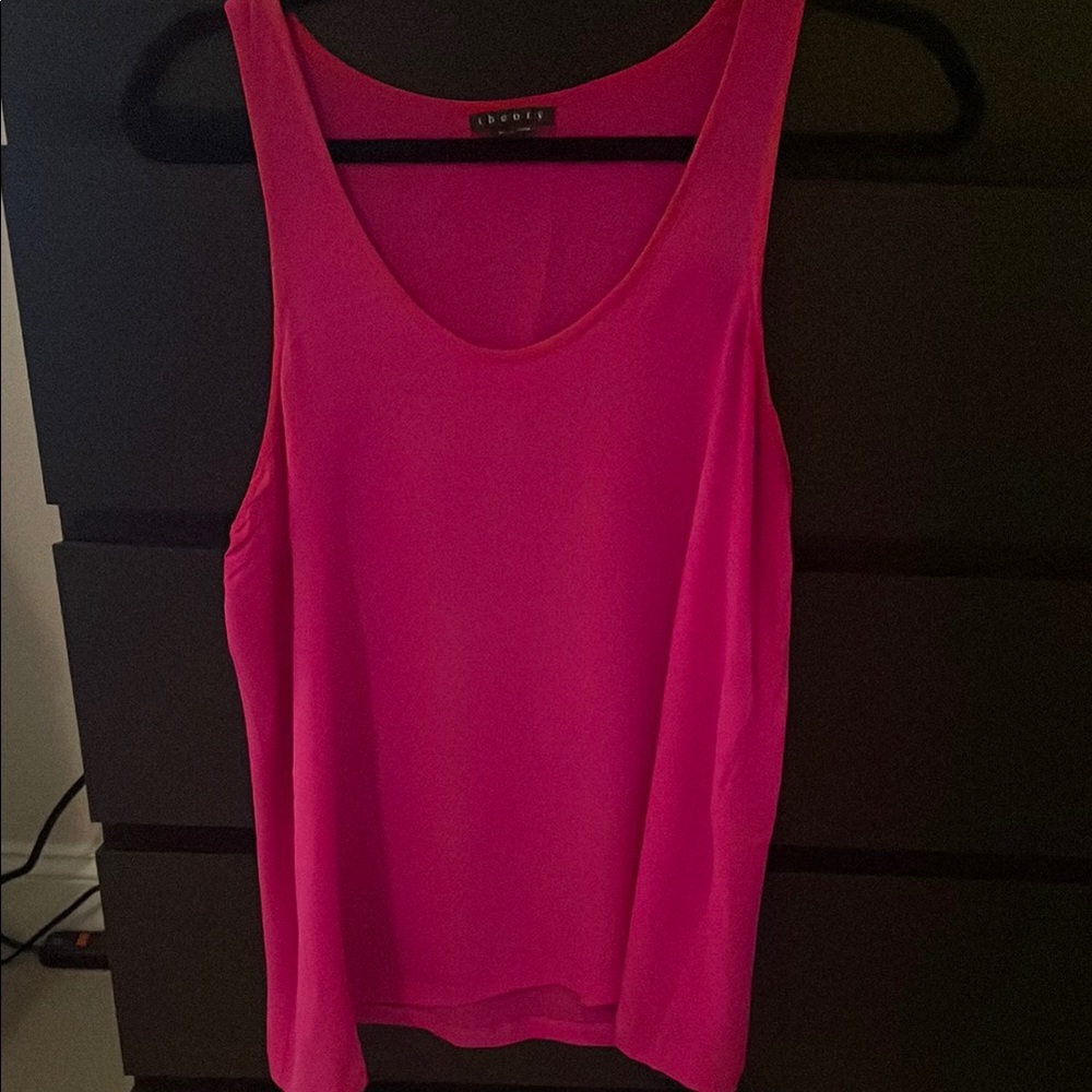 Theory Bright Pink Tank Top